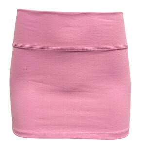Free People Pink Fitted Midi Skirt